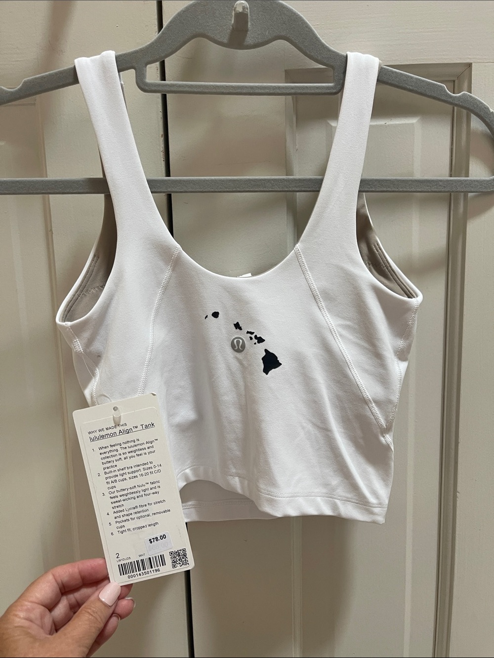 NWT Maui Lululemon Align Tank size 2